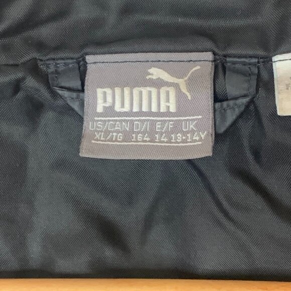 Puma Mens black Quilted Hooded Jacket - Picture 2 of 9